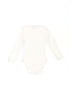 Gerber 100% Cotton Solid Ivory Long Sleeve Onesie Size Newborn - photo 2