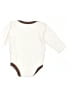 Hb 100% Cotton Graphic Ivory Long Sleeve Onesie Size 0-3 mo - photo 2