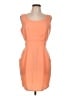 Soprano 100% Polyester Solid Orange Cocktail Dress Size L - photo 1
