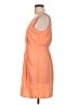Soprano 100% Polyester Solid Orange Cocktail Dress Size L - photo 5