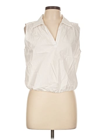Banana Republic Factory Store Sleeveless Button-Down Shirt (view 1)