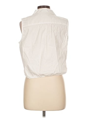 Banana Republic Factory Store Sleeveless Button-Down Shirt (view 2)