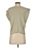 JS71 100% Linen Tan Sleeveless T-Shirt Size S (estimated) - photo 2