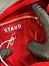 STAUD 100% Polyester Red Cocktail Dress Size 0 - photo 3