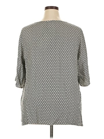 Persona by Marina Rinaldi Short Sleeve Top (view 2)
