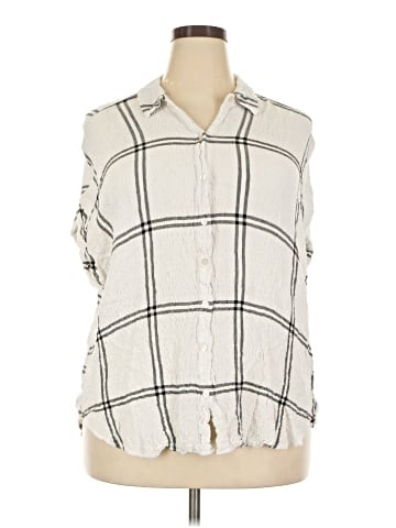 Jane and Delancey Sleeveless Button-Down Shirt (view 1)