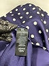 Self-Portrait 100% Polyester Polka Dots Blue Cocktail Dress Size 12 - photo 3