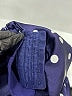 Self-Portrait 100% Polyester Polka Dots Blue Cocktail Dress Size 12 - photo 4