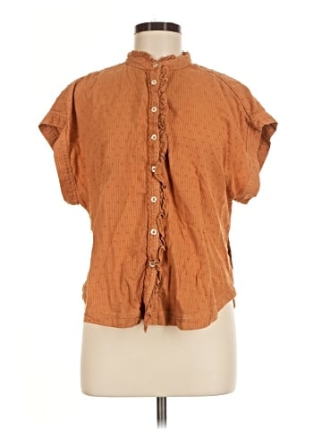 Pilcro Short Sleeve Blouse (view 1)