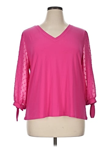 CeCe 3/4 Sleeve Blouse (view 1)