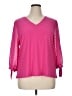 CeCe Pink 3/4 Sleeve Blouse Size XL - photo 1
