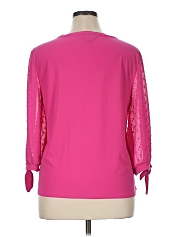 CeCe 3/4 Sleeve Blouse (view 2)