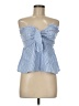 Shein 100% Polyester Blue Tube Top Size 8 - 10 - photo 1