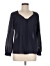19 Cooper 100% Polyester Black Long Sleeve Blouse Size M - photo 1
