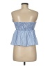 Shein 100% Polyester Blue Tube Top Size 8 - 10 - photo 2