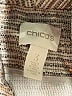 Chico's Stripes Ivory Jacket Size XL (3) - photo 6