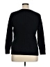 Karen Scott 100% Cotton Black Pullover Sweater Size 1X - photo 2