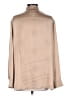 Burberry 100% Silk Tan button down Size 4 - photo 2