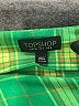 Topshop Plaid Green Casual Skirt Size 4 - photo 4