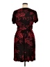 Soma Print Black Cocktail Dress Size XL - photo 2