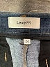 Level 99 Chevron-herringbone Blue Denim Shorts Size 26 waist - photo 3