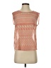 Mine 100% Polyester Orange Sleeveless T-Shirt Size S - photo 1