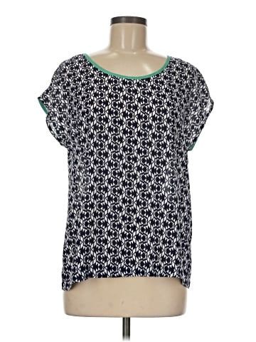 Skies Are Blue Short Sleeve Blouse (view 1)