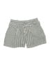 Gap 100% Cotton Stripes Silver Shorts Size 0 Petite - photo 1