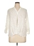NY Collection 100% Polyester Stars Ivory 3/4 Sleeve Blouse Size XL (petite) - photo 1
