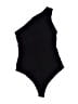 Flounce Black Bodysuit Size 4 - photo 1