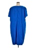 Roaman's Solid Blue Casual Dress Size 38W - photo 2