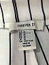 Forever 21 Stripes Ivory Shorts Size M - photo 3
