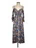 Hinge 100% Rayon Paisley Blue Casual Dress Size XS - photo 1