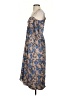 Hinge 100% Rayon Paisley Blue Casual Dress Size XS - photo 5