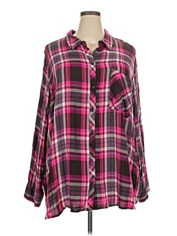 Terra & Sky Long Sleeve Button-Down Shirt (view 1)