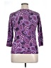 August Silk Purple 3/4 Sleeve Top Size XL - photo 2
