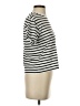 ATM 100% Cotton Stripes Ivory Short Sleeve Turtleneck Size XS - photo 4