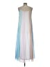 Lulus 100% Polyester Color Block Blue Casual Dress Size L - photo 2