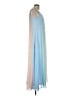 Lulus 100% Polyester Color Block Blue Casual Dress Size L - photo 4