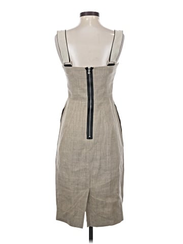 Dolce & Gabbana Linen Buckle Strap Dress (view 2)