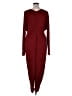 Monif C. Solid Burgundy Jumpsuit Size 2X (2) - photo 2