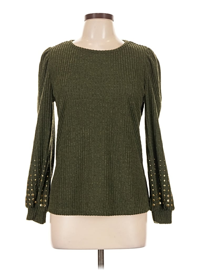 Pre-owned By Design Pullover Sweater In Green