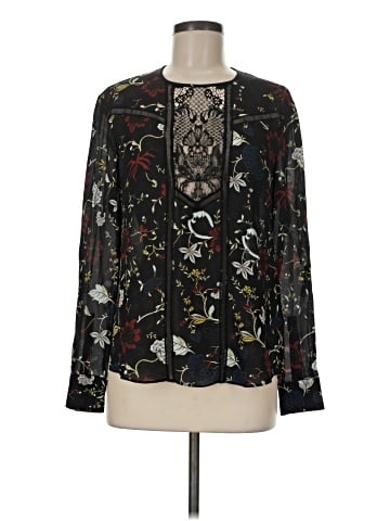 A.L.C. Long Sleeve Silk Top (view 1)