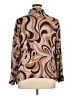 Grace Elements Paisley Brown 3/4 Sleeve Blouse Size 16 - photo 2