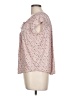 Chaps 100% Viscose Pink Short Sleeve Blouse Size L - photo 5