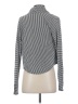Arden B. Gray Long Sleeve Top Size S - photo 2