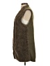 Hinge 100% Polyester Brown Faux Fur Vest Size S - photo 5