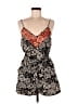 Atmosphere 100% Polyester Paisley Black Romper Size 8 - photo 1