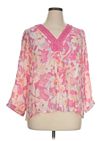 Counterparts 3/4 Sleeve Blouse (view 1)