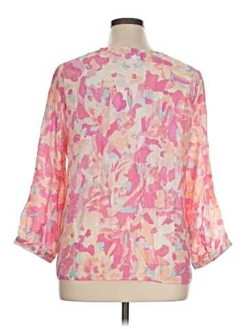 Counterparts 3/4 Sleeve Blouse (view 2)